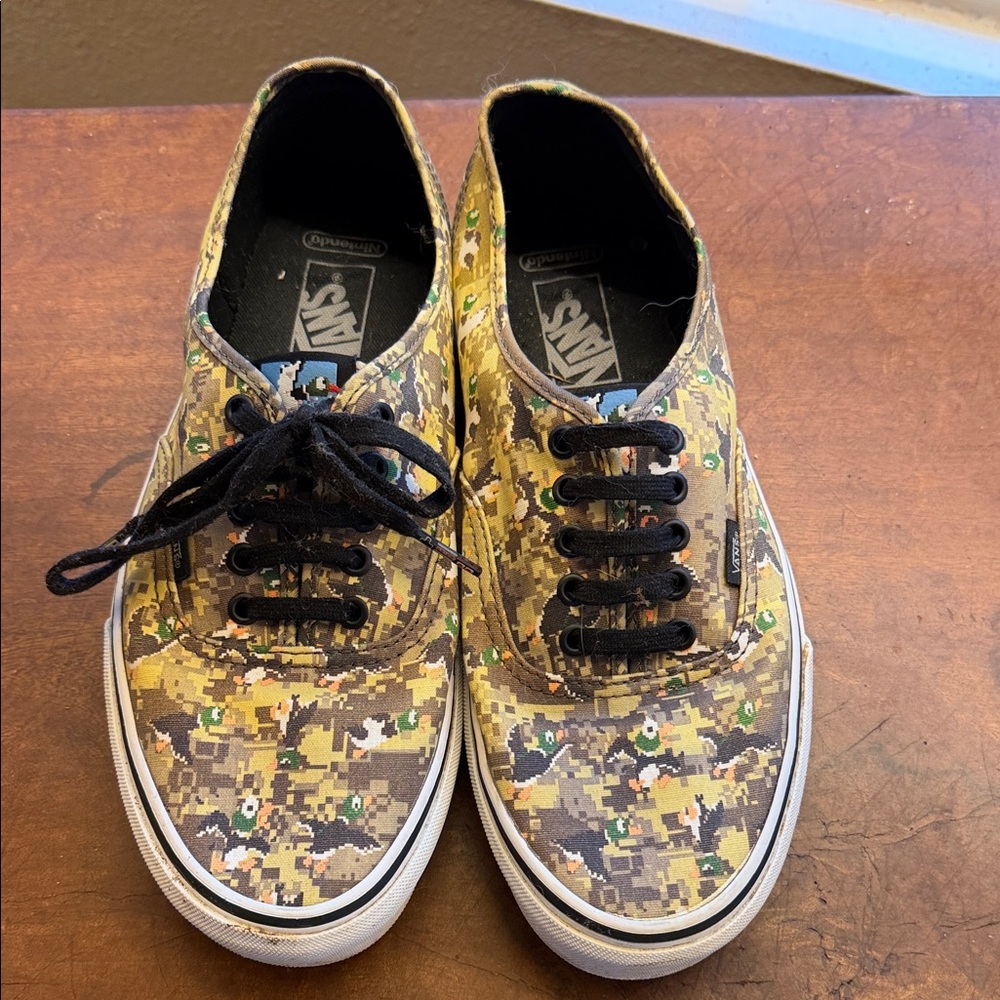 Vans Nintendo x Authentic 'Duck Hunt' collaboration sneakers.